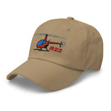 Robinson R22 Embroidered Classic Cap - Add Your N#