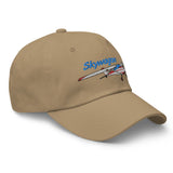 Airplane Embroidered Distressed Cap AIR35JJ180-RG3 - Personalized w/ Your N#