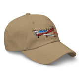 Airplane Embroidered Distressed Cap AIRG9GKFD-R2 - Personalized w/ Your N#