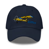 Kitfox V Airplane Embroidered Classic Dad Cap (AIRB9KV-YB1) - Personalized