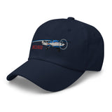 Airplane Embroidered Classic Cap AIR35JJ172-BR6 - Personalized w/ Your N#