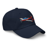 Airplane Embroidered Distressed Cap AIRG9GKFD-R2 - Personalized w/ Your N#