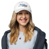 Airplane Embroidered Distressed Cap AIR35JJ180-RG3 - Personalized w/ Your N#