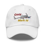 Rutan Long-EZ Cozy Mark IV Embroidered Custom Classic Cap AIRILK3FQ-RB1 - Add your N#