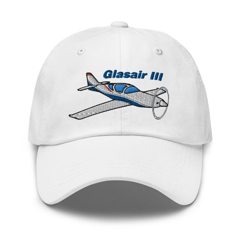 Glasair III Embroidered Custom Classic Cap AIR7C1III-BGR1 - Add your N#