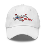 Airplane Embroidered Classic Cap (AIRGRGN1I_EMB)) - Personalized with N#