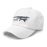 Airplane Embroidered Classic Cap AIR35JJ172-BR6 - Personalized w/ Your N#