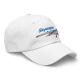 Airplane Embroidered Distressed Cap AIR35JJ180-RG3 - Personalized w/ Your N#