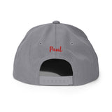 Airplane Embroidered Custom Classic Snapback (AIR255B9E90-BG3) - Add your N#