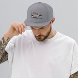 Airplane Embroidered Custom Classic Snapback (AIR255B9E90-BG3) - Add your N#
