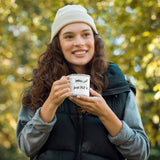 Just Fly It Enamel Mug - Add Your N#