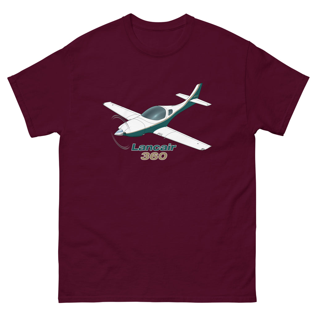 Lancair 360 Airplane T-Shirt - Personalized with Your N#