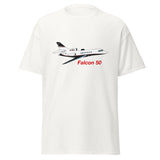 Dassault Falcon 50 Custom Airplane T-shirt - Add Your N#