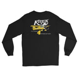 Custom Gildan Long Sleeve Shirt (Left Chest & Black Print) – Customize with Your Aircraft N#
