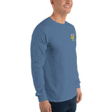 Custom Gildan Long Sleeve Shirt (Left Chest & Black Print) – Customize with Your Aircraft N#