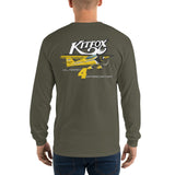 Custom Gildan Long Sleeve Shirt (Left Chest & Black Print) – Customize with Your Aircraft N#