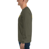 Custom Gildan Long Sleeve Shirt (Left Chest & Black Print) – Customize with Your Aircraft N#