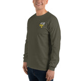 Custom Gildan Long Sleeve Shirt (Left Chest & Black Print) – Customize with Your Aircraft N#
