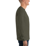 Custom Gildan Long Sleeve Shirt (Left Chest & Black Print) – Customize with Your Aircraft N#