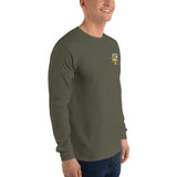 Custom Gildan Long Sleeve Shirt (Left Chest & Black Print) – Customize with Your Aircraft N#
