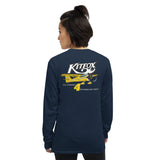 Custom Gildan Long Sleeve Shirt (Left Chest & Black Print) – Customize with Your Aircraft N#