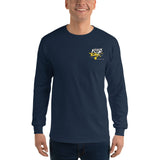 Custom Gildan Long Sleeve Shirt (Left Chest & Black Print) – Customize with Your Aircraft N#
