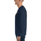 Custom Gildan Long Sleeve Shirt (Left Chest & Black Print) – Customize with Your Aircraft N#