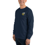 Custom Gildan Long Sleeve Shirt (Left Chest & Black Print) – Customize with Your Aircraft N#