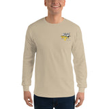 Custom Gildan Long Sleeve Shirt (Left Chest & Black Print) – Customize with Your Aircraft N#