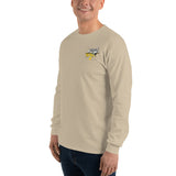 Custom Gildan Long Sleeve Shirt (Left Chest & Black Print) – Customize with Your Aircraft N#