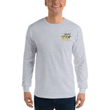 Custom Gildan Long Sleeve Shirt (Left Chest & Black Print) – Customize with Your Aircraft N#