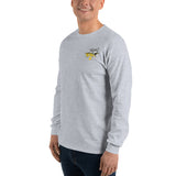 Custom Gildan Long Sleeve Shirt (Left Chest & Black Print) – Customize with Your Aircraft N#
