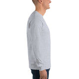 Custom Gildan Long Sleeve Shirt (Left Chest & Black Print) – Customize with Your Aircraft N#