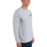 Custom Gildan Long Sleeve Shirt (Left Chest & Black Print) – Customize with Your Aircraft N#