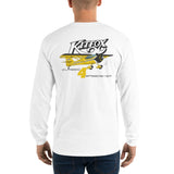 Custom Gildan Long Sleeve Shirt (Left Chest & Black Print) – Customize with Your Aircraft N#