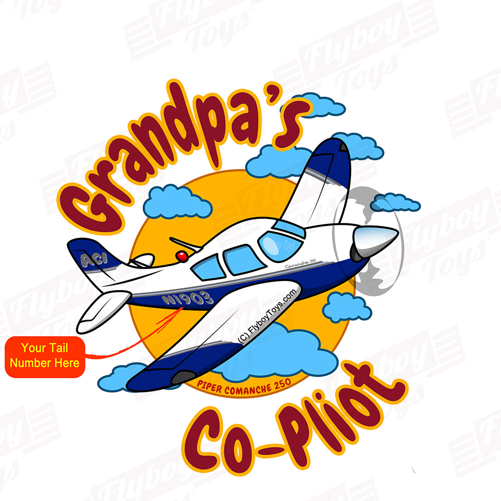 Dad's Co-Pilot P250 ( Blue/Silver) Airplane Design