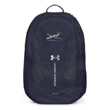 Front View of Flyboy Toys Custom Airplane Under Armour® Backpack  Navy