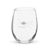 Custom Stemless Wine Glass