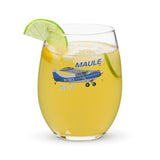 Custom Stemless Wine Glass