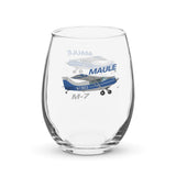 Custom Stemless Wine Glass