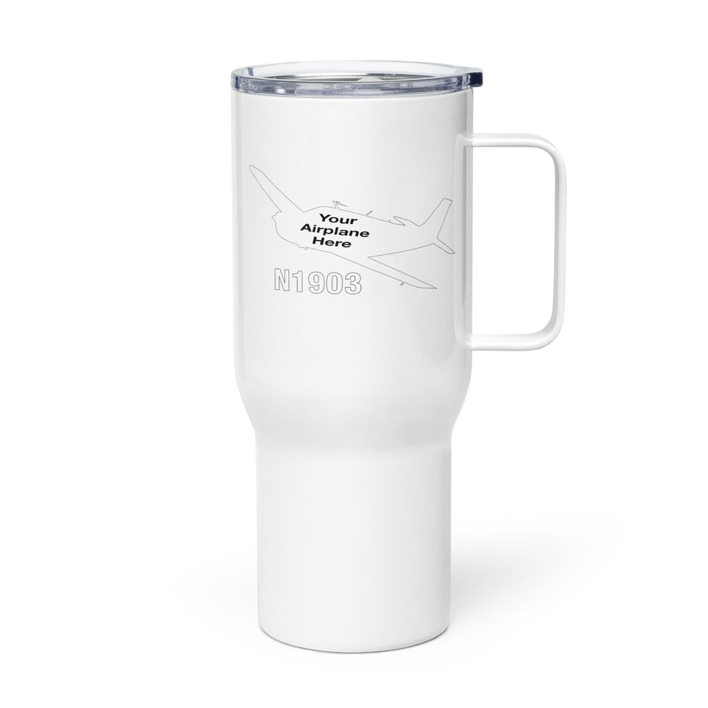 Custom Travel Mug w/  Handle