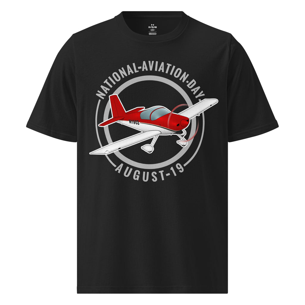 Custom National Aviation Day ArmourⓇ Athletic Shirt - Add Your Aircraft | Flyboy Toys