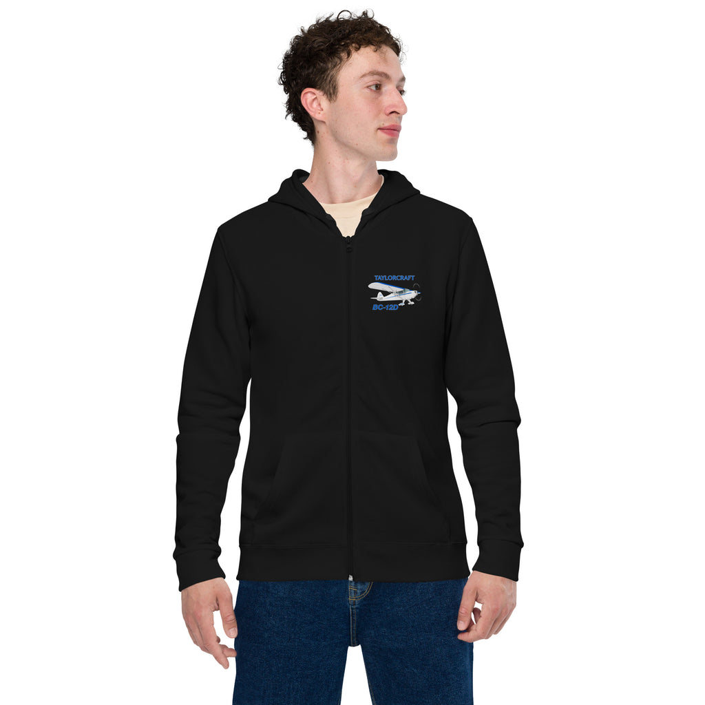 Unisex Basic Zip Hoodie (Front & Back Print)