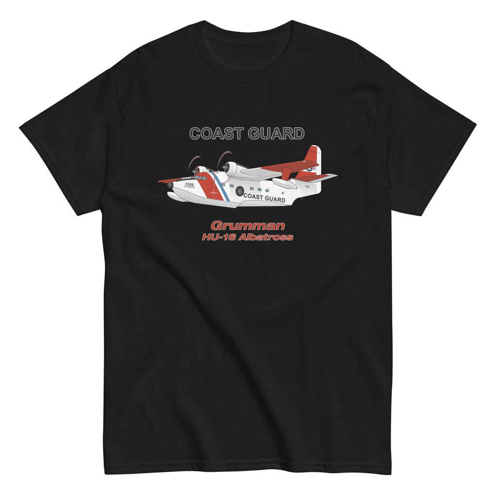 Grumman HU-16 Albatross (Red/Blue) Airplane T-Shirt - Personalized