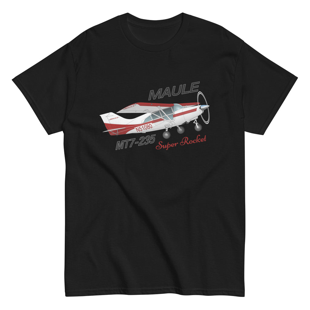 Maule MT7-235 Super Rocket Airplane T-Shirt - Personalized w/ Your N#