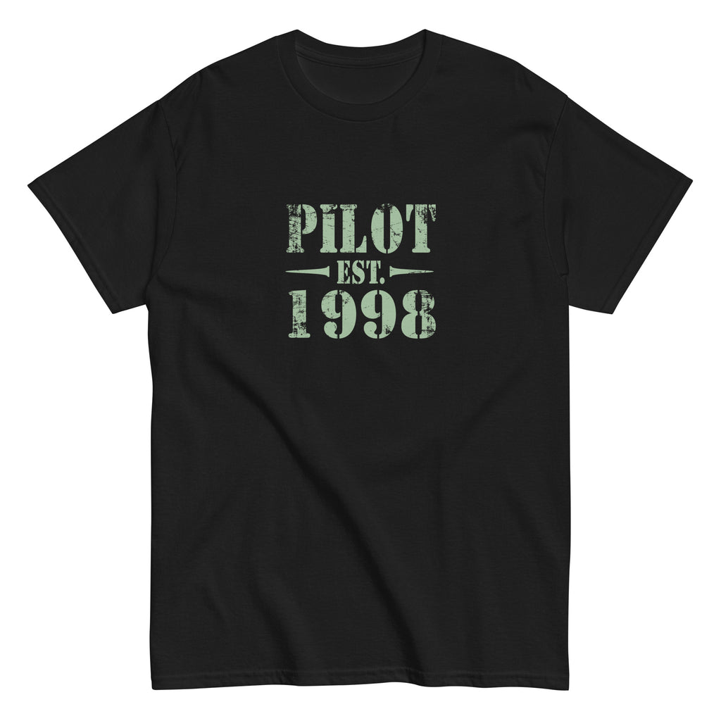 Pilot Est 2 Aviation Airplane T-Shirt
