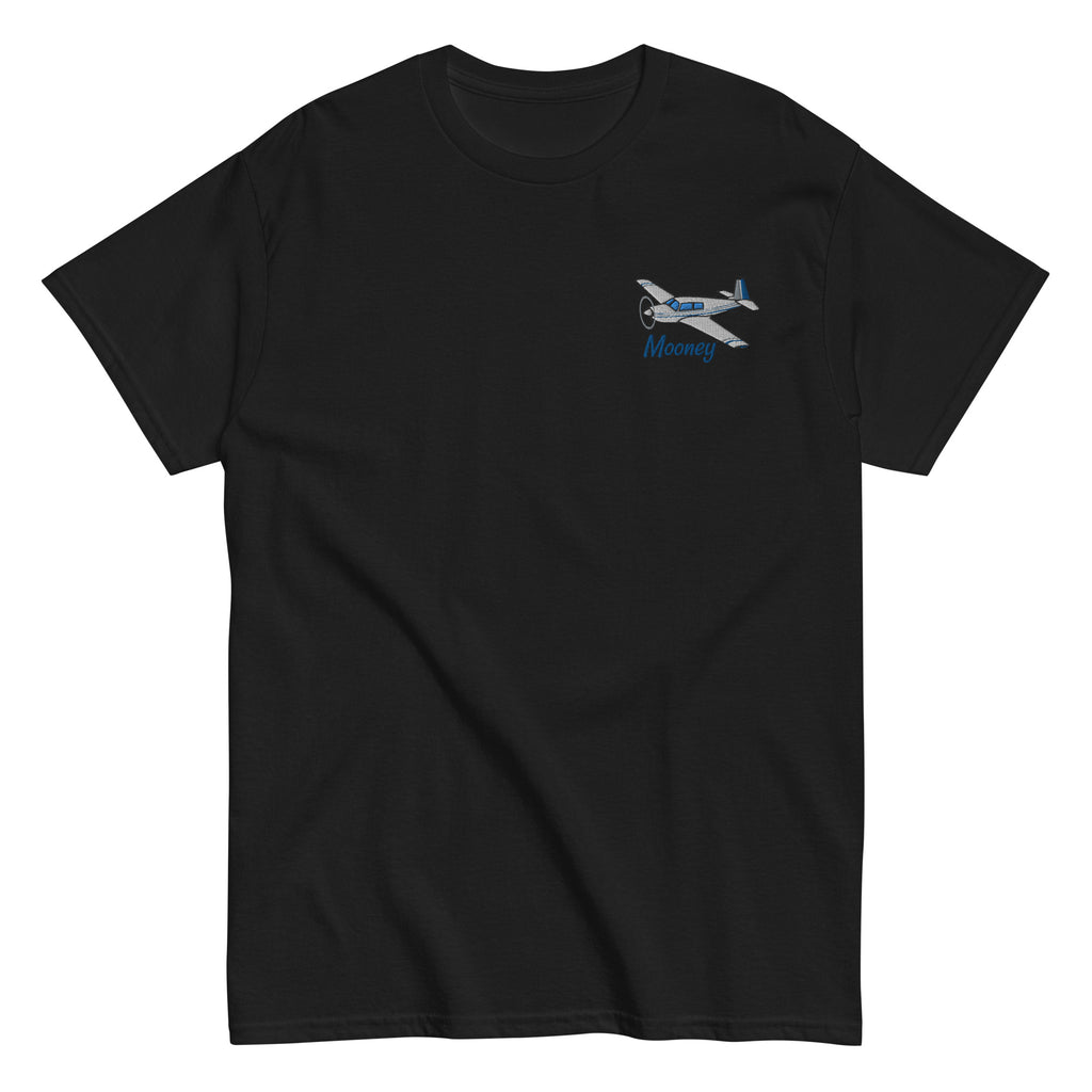 Mooney M20C Custom Embroidered Airplane T-Shirt - Personalized