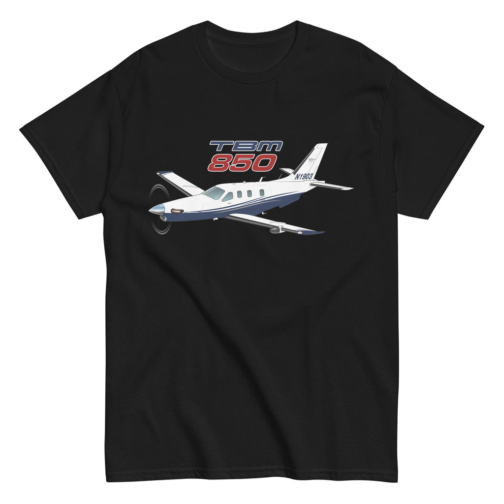 Socata TBM 850 Airplane T-shirt - Personalized with Your N#