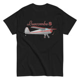 Luscombe 8 (Red/Silver) Airplane T-Shirt - Personalized w/ Your N#