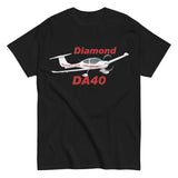 Diamond DA-40 Airplane T-Shirt - Personalized with Your N#